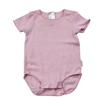 Load image into Gallery viewer, Girls Bonds, pink stretchy bodysuit / romper, FUC, size 000,  