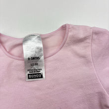 Load image into Gallery viewer, Girls Bonds, pink stretchy bodysuit / romper, FUC, size 000,  