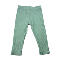 Load image into Gallery viewer, Girls Dymples, ribbed organic cotton blend leggings / bottoms, FUC, size 1,  