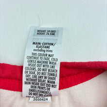 Load image into Gallery viewer, Unisex Bonds, stretchy tee / top, small marks on front, FUC, size 0,  