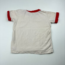 Load image into Gallery viewer, Unisex Bonds, stretchy tee / top, small marks on front, FUC, size 0,  