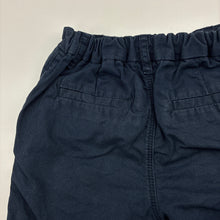 Load image into Gallery viewer, Boys Next, navy cotton shorts, adjustable,wash fade, FUC, size 2-3,  