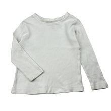 Load image into Gallery viewer, Unisex Target, white waffle cotton long sleeve top, FUC, size 2-3,  
