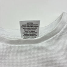 Load image into Gallery viewer, Unisex Target, white waffle cotton long sleeve top, FUC, size 2-3,  