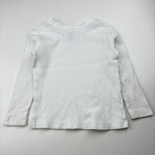 Load image into Gallery viewer, Unisex Target, white waffle cotton long sleeve top, FUC, size 2-3,  