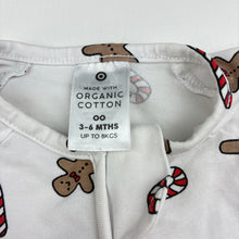 Load image into Gallery viewer, Unisex Target, organic cotton blend Christmas zip romper, FUC, size 00,  