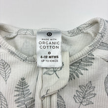 Load image into Gallery viewer, Unisex Target, ribbed organic cotton blend zip coverall / romper, FUC, size 0,  