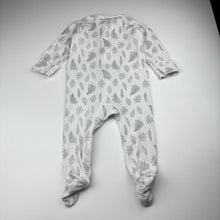 Load image into Gallery viewer, Unisex Target, ribbed organic cotton blend zip coverall / romper, FUC, size 0,  