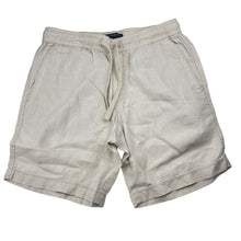 Load image into Gallery viewer, Mens Sportscraft, linen shorts, elasticated, W: 38cm across unstretched, EUC, size XS,  
