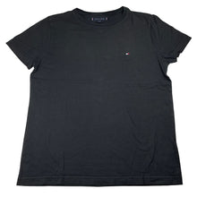 Load image into Gallery viewer, Mens Tommy Hilfiger, black cotton t-shirt / tee, armpit to armpit: 49cm, GUC, size S,  