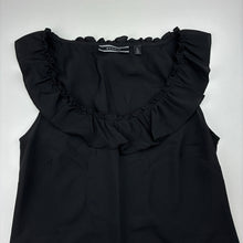 Load image into Gallery viewer, Womens BASQUE, black lightweight sleeveless top, L: 60cm, armpit to armpit: 38cm, EUC, size 6,  