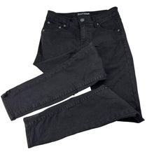 Load image into Gallery viewer, Womens ZIGGY DENIM, black stretch denim jeans, W: 33cm across, Inside leg: 71cm, GUC, size 26,  