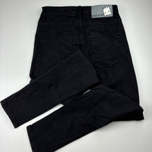 Load image into Gallery viewer, Womens ZIGGY DENIM, black stretch denim jeans, W: 33cm across, Inside leg: 71cm, GUC, size 26,  