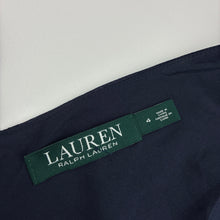 Load image into Gallery viewer, Womens LAUREN RALPH LAUREN, navy formal / evening dress, US size 4, armpit to armpit: 42.5cm, EUC, size 8, L: 89cm