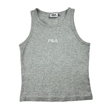 Load image into Gallery viewer, Womens FILA, grey marle cropped sleeveless top, L: 43cm, armpit to armpit: 33cm, GUC, size XS,  