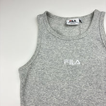 Load image into Gallery viewer, Womens FILA, grey marle cropped sleeveless top, L: 43cm, armpit to armpit: 33cm, GUC, size XS,  