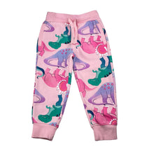 Load image into Gallery viewer, Girls Anko, fleece lined track pants, dinosaurs, Inside leg: 35cm, FUC, size 3,  