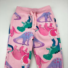 Load image into Gallery viewer, Girls Anko, fleece lined track pants, dinosaurs, Inside leg: 35cm, FUC, size 3,  