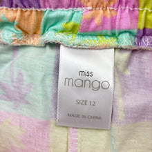 Load image into Gallery viewer, Girls Mango, lightweight cotton shorts, elasticated, EUC, size 12,  