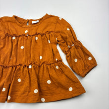 Load image into Gallery viewer, Girls Next, spotted cotton long sleeve top, EUC, size 0,  