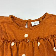 Load image into Gallery viewer, Girls Next, spotted cotton long sleeve top, EUC, size 0,  