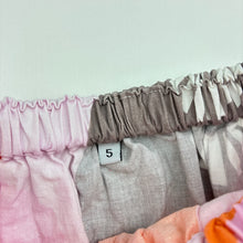 Load image into Gallery viewer, Girls Lil Cherubs, hand made floral cotton skirt, elasticated, L: 39cm, EUC, size 5,  