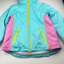 Load image into Gallery viewer, Girls Be Fit Be You, waterproof wind resistant ski jacket / coat, GUC, size 10,  