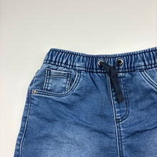 Load image into Gallery viewer, Boys Anko, stretch knit denim shorts, elasticated, GUC, size 5,  