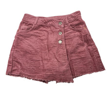 Load image into Gallery viewer, Girls Zara, chunky corduroy shorts / skort, adjustable, GUC, size 8,  