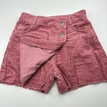 Load image into Gallery viewer, Girls Zara, chunky corduroy shorts / skort, adjustable, GUC, size 8,  