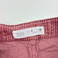 Load image into Gallery viewer, Girls Zara, chunky corduroy shorts / skort, adjustable, GUC, size 8,  