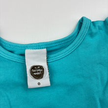 Load image into Gallery viewer, Girls Tiny Little Wonders, blue cotton dress, GUC, size 0, L: 37cm