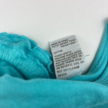 Load image into Gallery viewer, Girls Tiny Little Wonders, blue cotton dress, GUC, size 0, L: 37cm