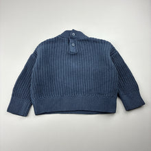 Load image into Gallery viewer, Unisex Baby Berry, knitted cotton sweater / jumper, wash fade, FUC, size 0,  