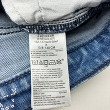 Load image into Gallery viewer, Girls GAP, blue stretch denim shorts, adjustable, GUC, size 8,  