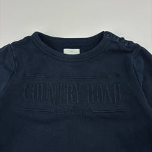 Load image into Gallery viewer, Unisex Country Road, embroidered heritage lightweight cotton sweater, wash fade, FUC, size 2,  