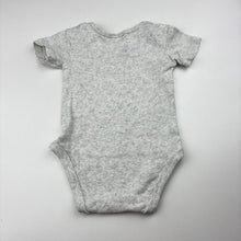 Load image into Gallery viewer, Girls Anko, grey pointelle cotton bodysuit / romper, GUC, size 00,  