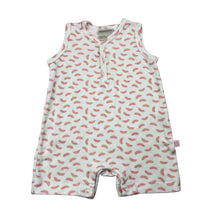 Load image into Gallery viewer, Girls Marquise, soft feel cotton romper, watermelon, EUC, size 00,  