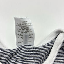 Load image into Gallery viewer, Unisex Target, striped cotton bodysuit / romper, FUC, size 000,  