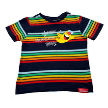Load image into Gallery viewer, Unisex Aeroplane Jelly, Bertie striped cotton tee / top, light mark &amp; wash fade, FUC, size 3,  