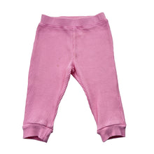 Load image into Gallery viewer, Girls Anko, pink waffle leggings / bottoms, elasticated, FUC, size 0,  