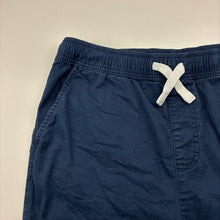 Load image into Gallery viewer, Boys Anko, navy stretch cotton shorts, elasticated, GUC, size 12,  