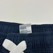 Load image into Gallery viewer, Boys Anko, navy stretch cotton shorts, elasticated, GUC, size 12,  