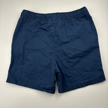 Load image into Gallery viewer, Boys Anko, navy stretch cotton shorts, elasticated, GUC, size 12,  