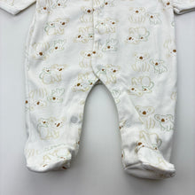 Load image into Gallery viewer, Unisex Huggy Bears, soft cotton coverall / romper, koalas, EUC, size 0,  