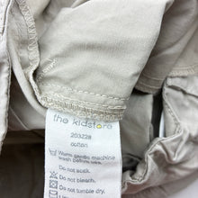 Load image into Gallery viewer, Boys TheKidStore, lightweight cotton pants, adjustable, Inside leg: 49cm, mark left knee, FUC, size 6,  