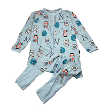 Load image into Gallery viewer, Boys Bonds, zip wondersuit / zippy / romper, marks on front, FUC, size 3,  