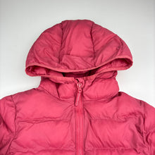 Load image into Gallery viewer, Girls Uniqlo, lightweight puffer jacket / coat, FUC, size 7-8,  