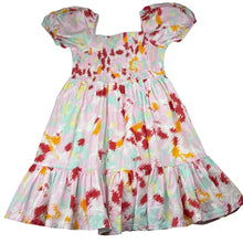 Load image into Gallery viewer, Girls Tilii, cotton lined viscose / cotton / linen dress, EUC, size 16, L: 74cm