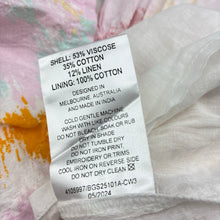 Load image into Gallery viewer, Girls Tilii, cotton lined viscose / cotton / linen dress, EUC, size 16, L: 74cm